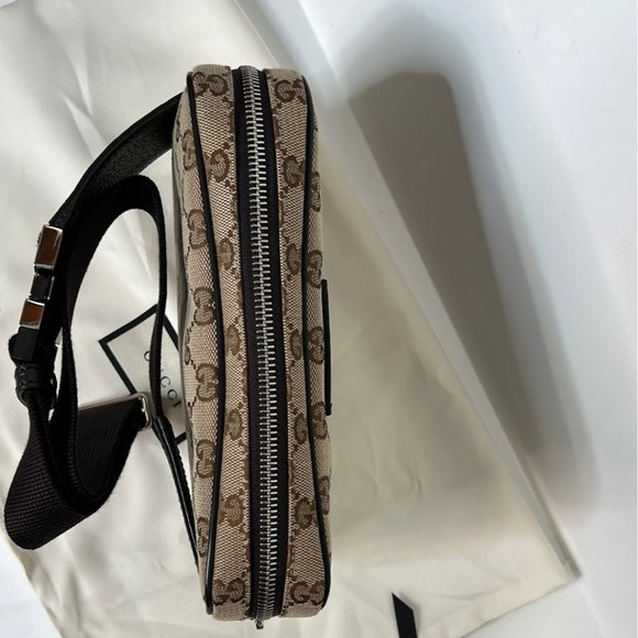 Gucci GG Guccisima Canvas Beige Belt Bag - Picture 7 of 9